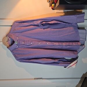 Robert Graham Fancy Men's Dress Shirt, 2XL, long sleeve very cool, brand new.